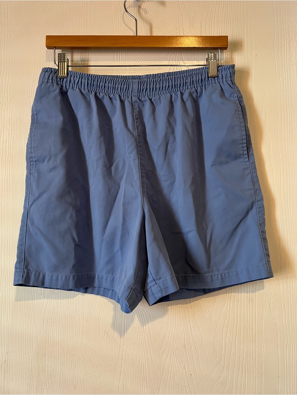 Lands End Shorts Relaxed Fit Casual blue Classic baggies men 8 S/M